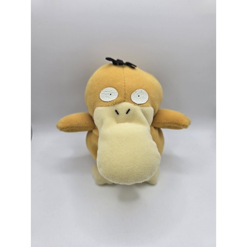 Vintage Pokemon Psyduck Plush Nintendo 1998 by Hasbro Beanie Toy Mini